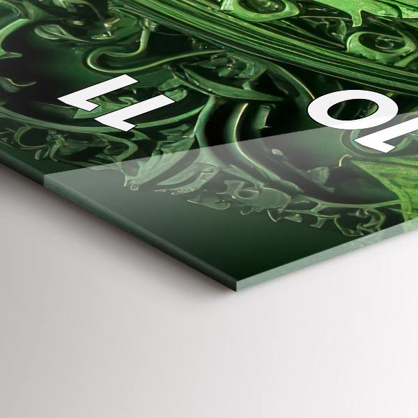 Vertical wall clock Green mechanism