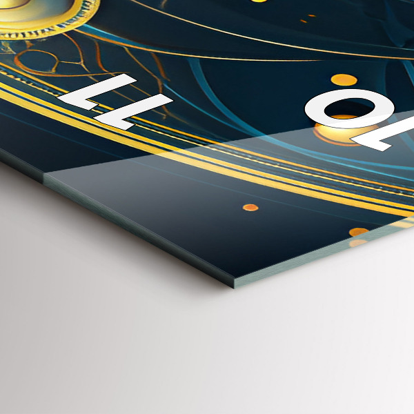 Vertical wall clock Horoscope clock