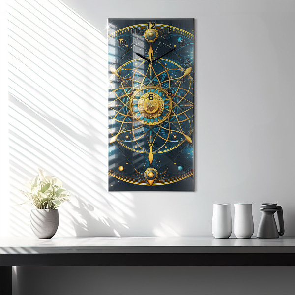 Vertical wall clock Horoscope clock