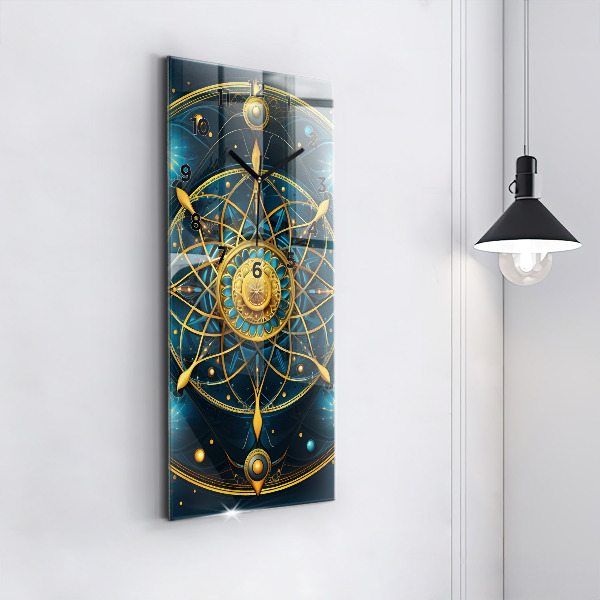 Vertical wall clock Horoscope clock