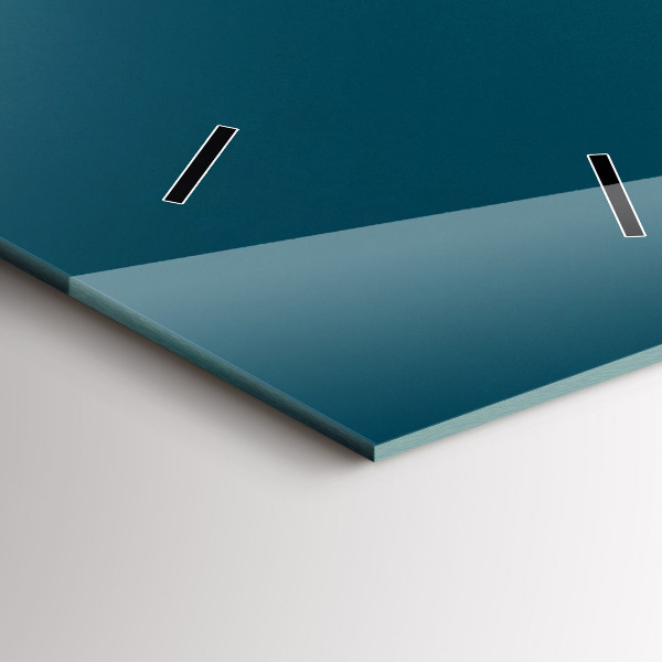 Vertical wall clock Sunset in the mountains