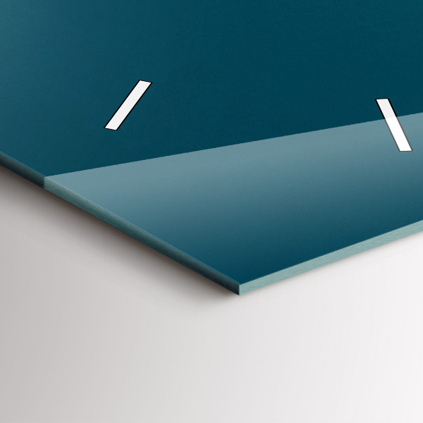 Vertical wall clock Sunset in the mountains