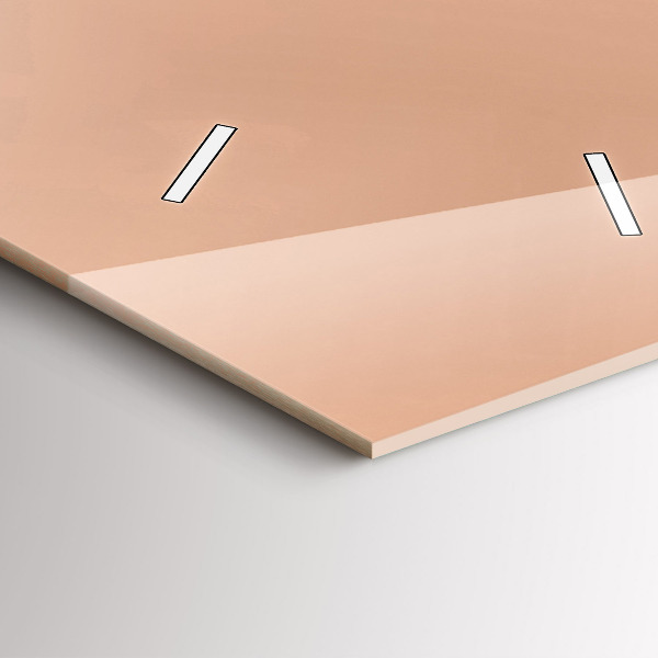 Vertical wall clock Flamingo illustration