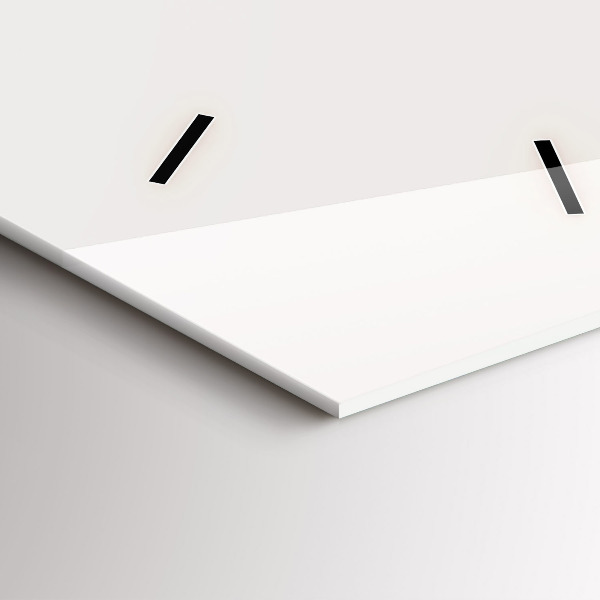 Vertical wall clock painted portrait of a tiger