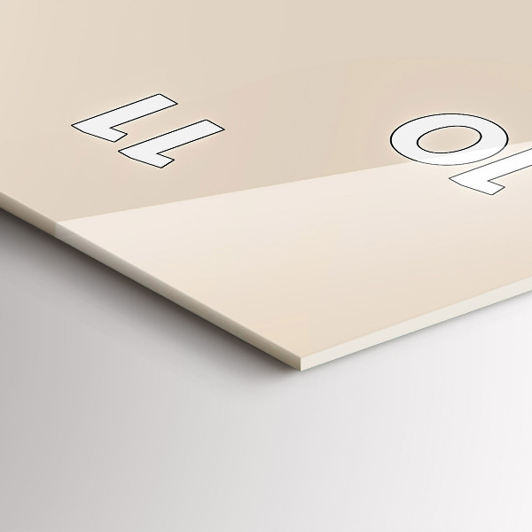 Vertical wall clock Man with a pipe