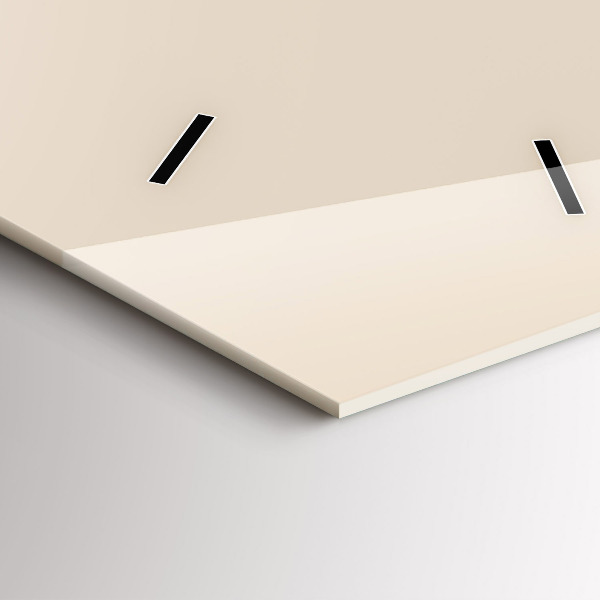 Vertical wall clock Wolf head