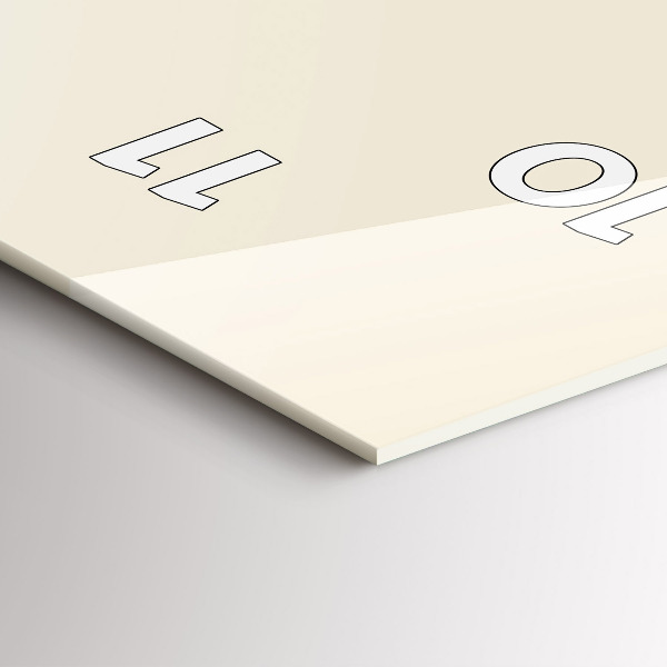 Vertical wall clock Deer in a shirt