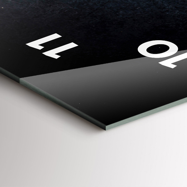 Vertical wall clock Vegetables