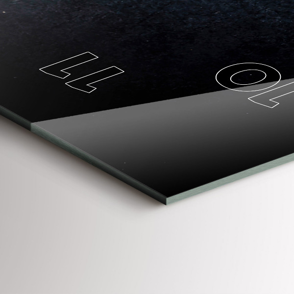 Vertical wall clock Vegetables