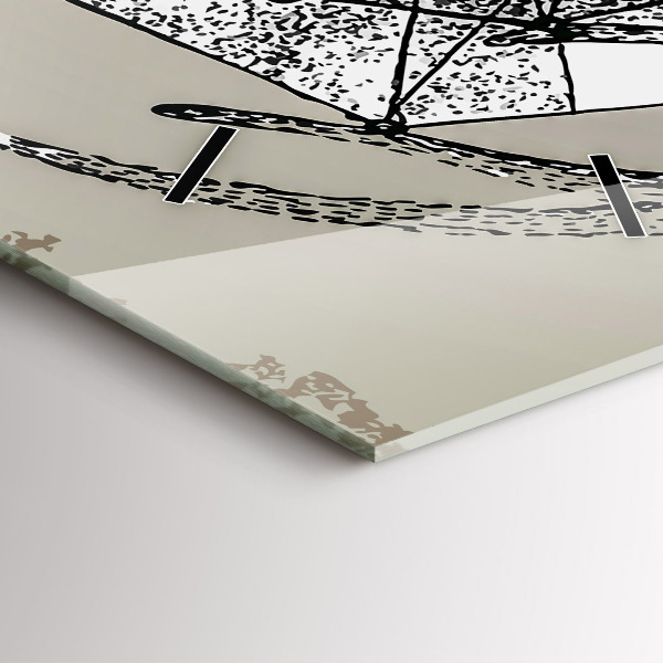 Vertical wall clock Deer head