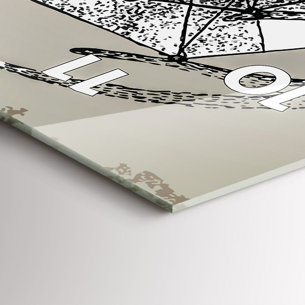 Vertical wall clock Deer head