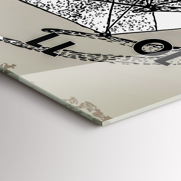 Vertical wall clock Deer head