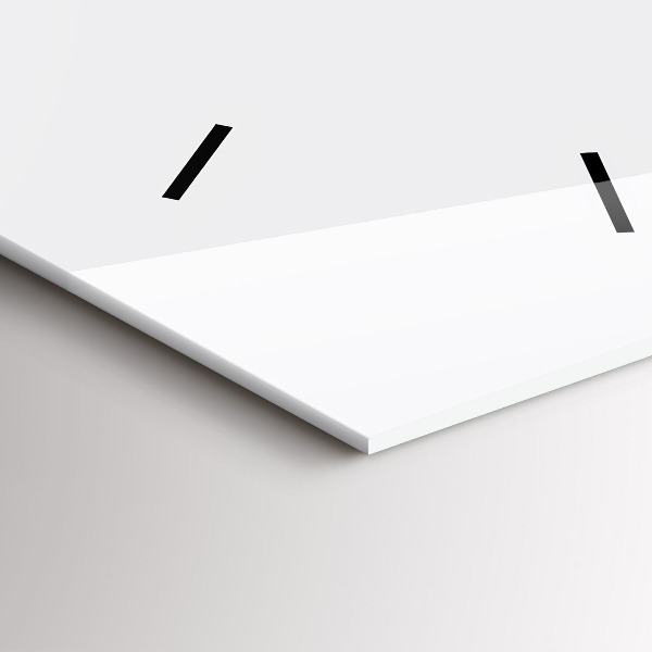 Vertical wall clock Silhouette of a panther