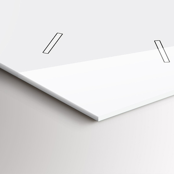 Vertical wall clock Silhouette of a panther