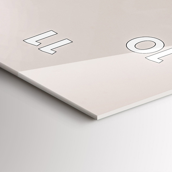 Vertical wall clock Bird of Predation