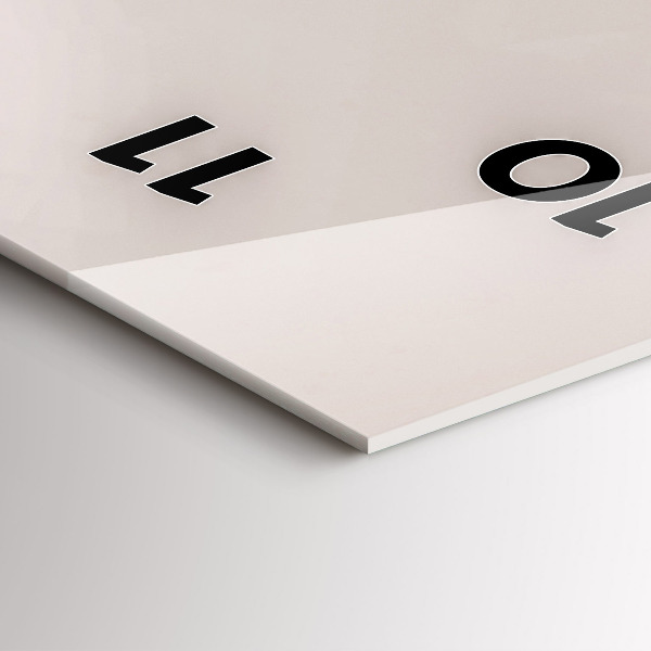 Vertical wall clock Bird of Predation