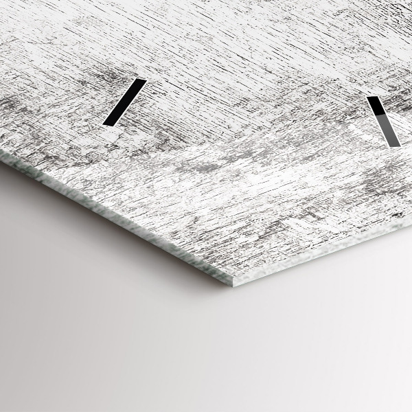 Vertical wall clock Ornamental plants