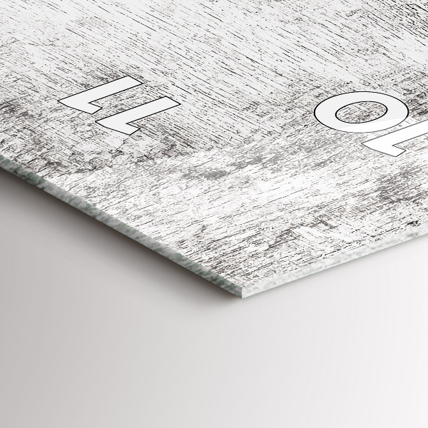 Vertical wall clock Ornamental plants