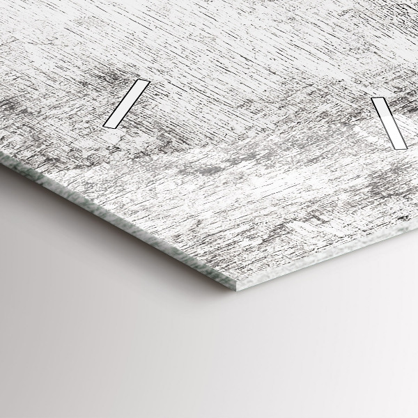 Vertical wall clock Ornamental plants