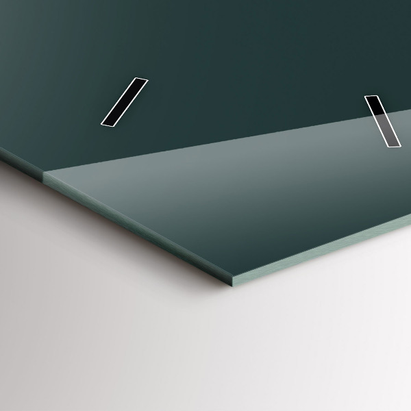 Vertical wall clock Line art of the city of Brno