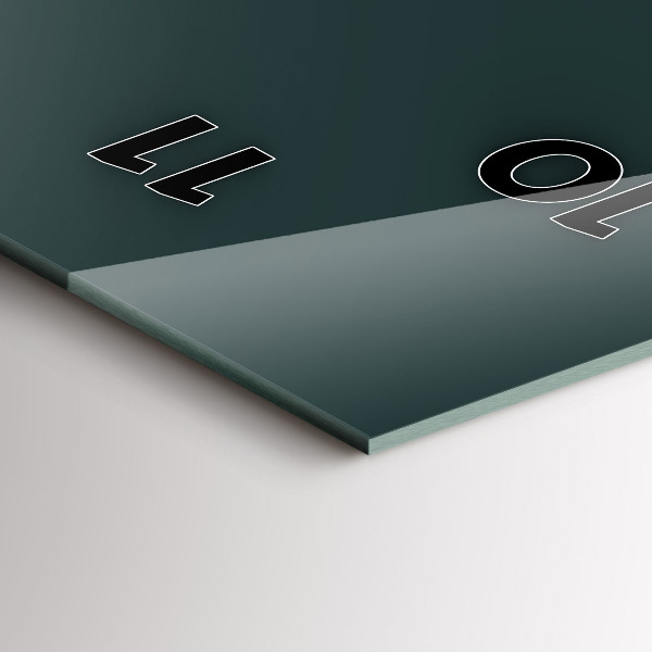 Vertical wall clock Line art of the city of Brno