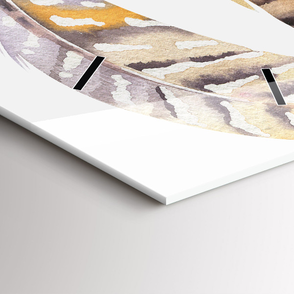 Vertical wall clock Retro art illustration