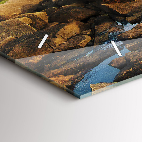 Horizontal wall clock Annisquam Lighthouse