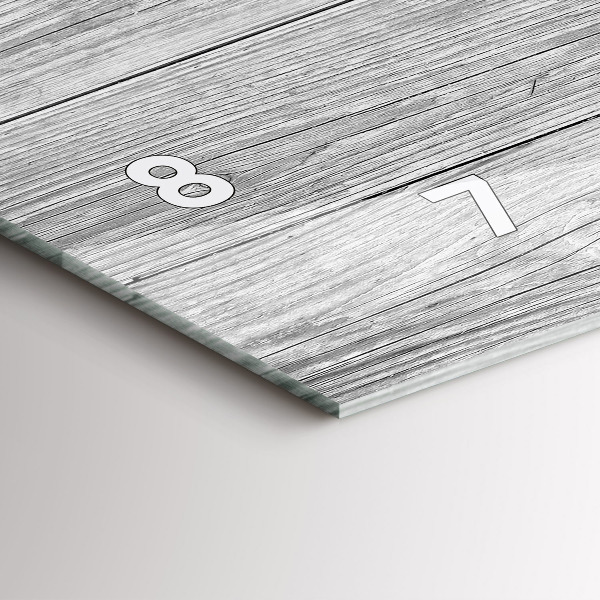 Horizontal wall clock Wooden panels