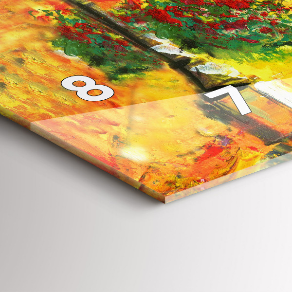 Horizontal wall clock Venice Rialto Bridge