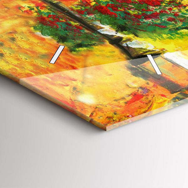 Horizontal wall clock Venice Rialto Bridge