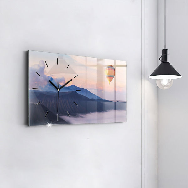 Horizontal wall clock Beautiful Landscape