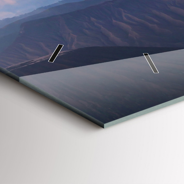 Horizontal wall clock Beautiful Landscape