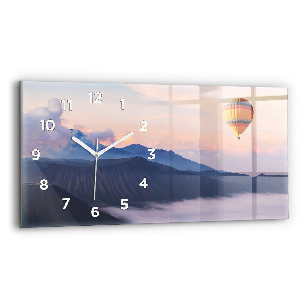 Horizontal wall clock Beautiful Landscape