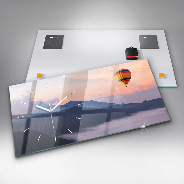 Horizontal wall clock Beautiful Landscape