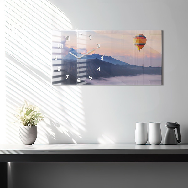 Horizontal wall clock Beautiful Landscape