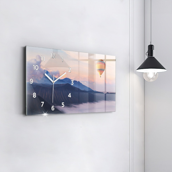 Horizontal wall clock Beautiful Landscape