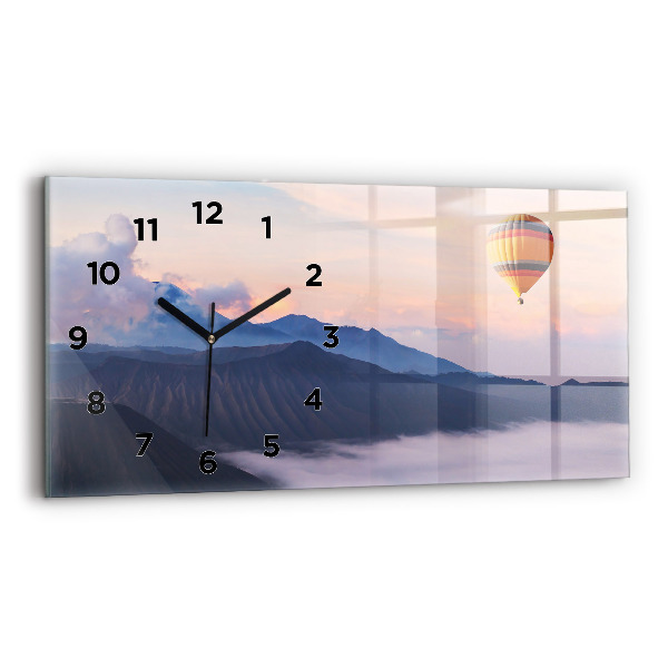 Horizontal wall clock Beautiful Landscape