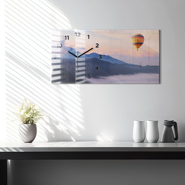 Horizontal wall clock Beautiful Landscape