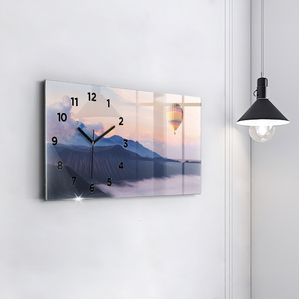Horizontal wall clock Beautiful Landscape