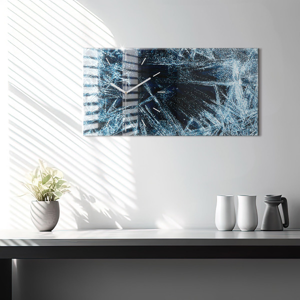 Horizontal wall clock Frozen wall