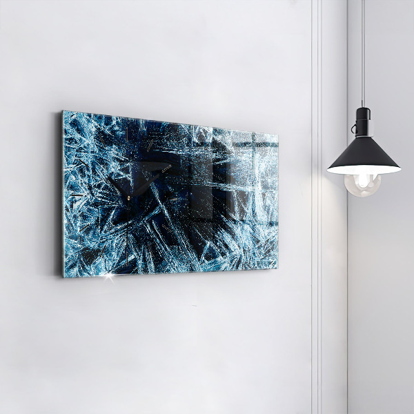 Horizontal wall clock Frozen wall