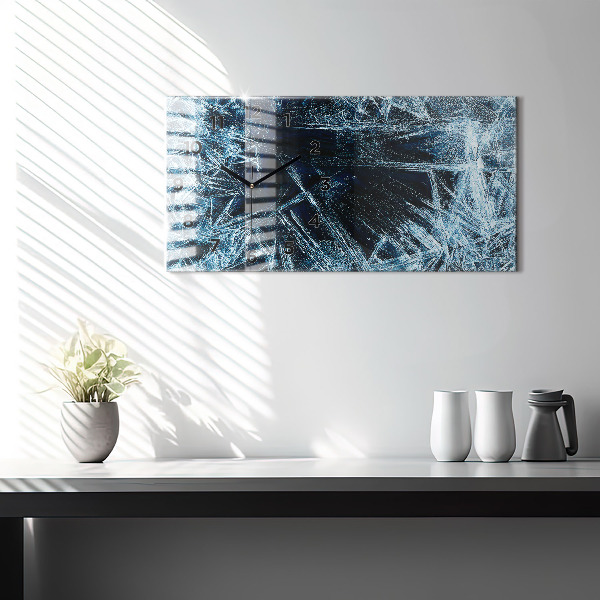 Horizontal wall clock Frozen wall