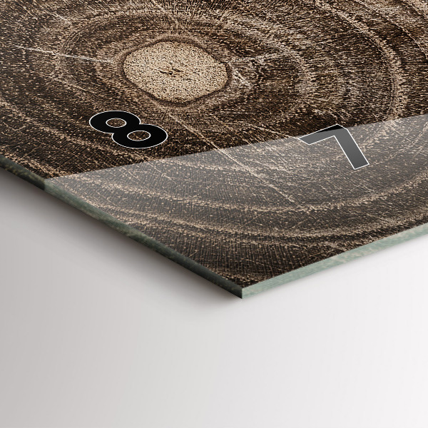 Horizontal wall clock Trunk