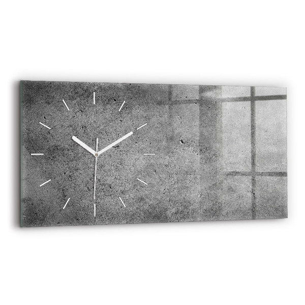 Horizontal wall clock Industrial wall