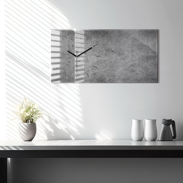 Horizontal wall clock Industrial wall