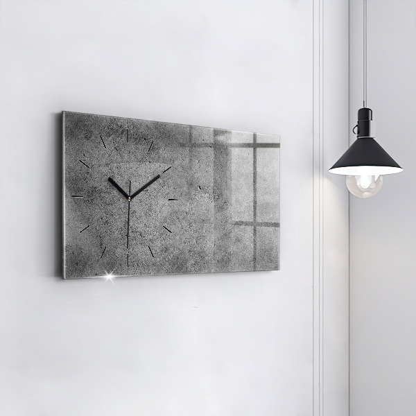 Horizontal wall clock Industrial wall
