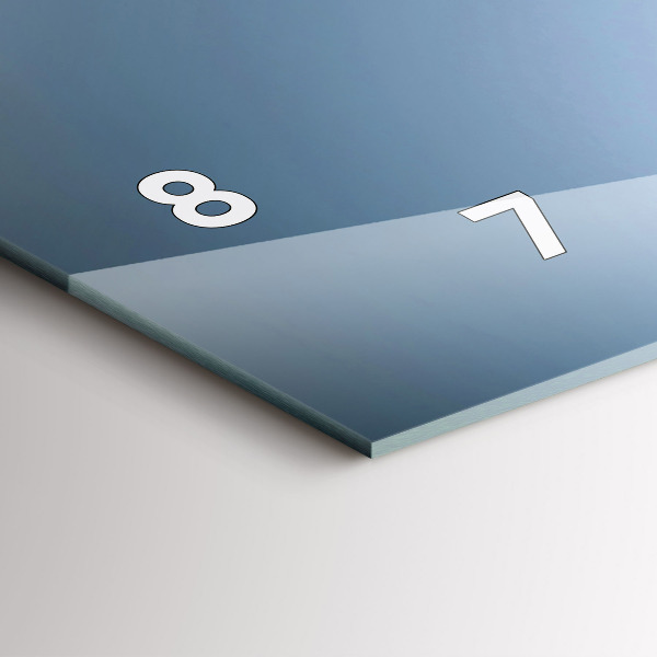 Horizontal wall clock Glass of wine