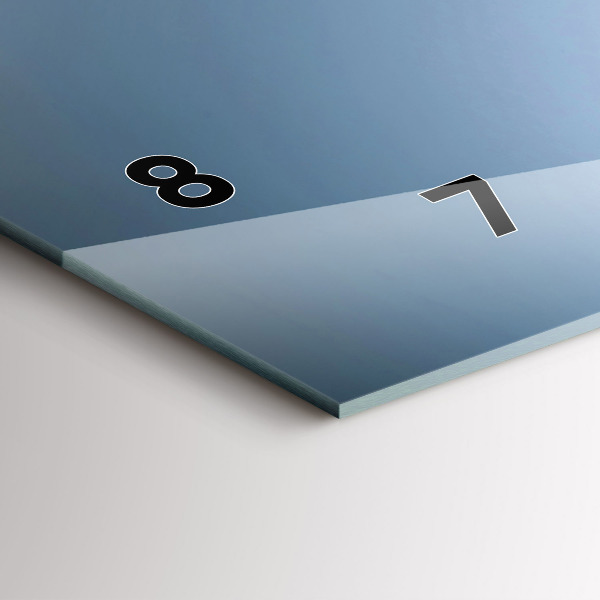 Horizontal wall clock Glass of wine