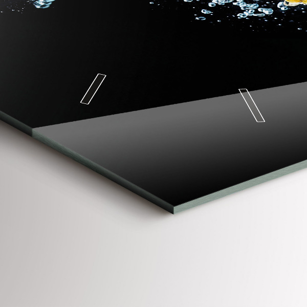 Horizontal wall clock Pineapple