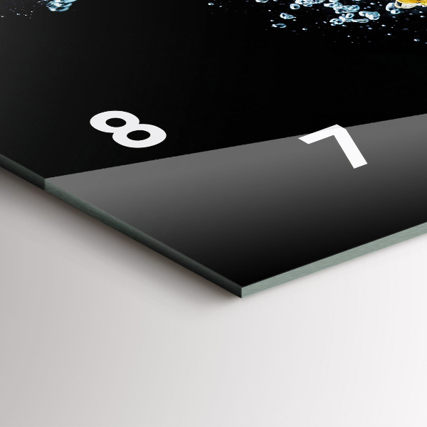 Horizontal wall clock Pineapple